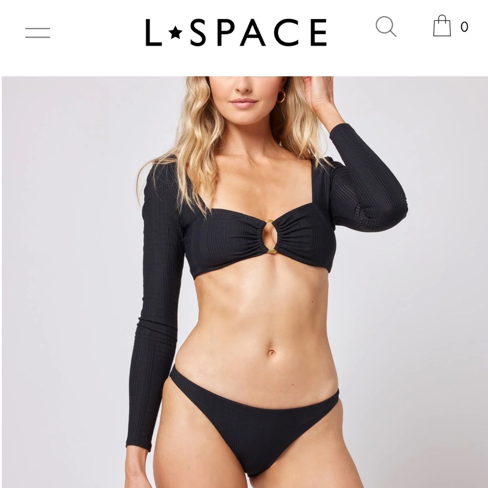 L Space Black Bikini Set